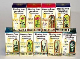 Lots Of 10 X Anointing Oil 10 Ml. From Holyland Jerusalem Great Value !!! - $52.90