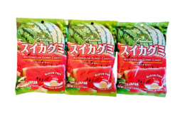 Japanese Kasugai Watermelon Gummy (3) bags 3.77oz each - Free Shipping !!! - $13.95