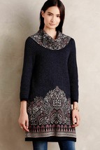 NWOT ANTHROPOLOGIE IMPERIAL GARDEN TUNIC SWEATER by MOTH M - £47.01 GBP