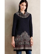 NWOT ANTHROPOLOGIE IMPERIAL GARDEN TUNIC SWEATER by MOTH M - £47.89 GBP