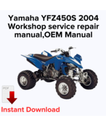 Yamaha YFZ450S 2004 Workshop service repair manual,OEM Manual,Factory re... - $280.81 MXN