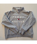 TOMMY HILFIGER SPORT - Large Gray Spell Out Pullover - Cotton Blend - $22.41 CAD