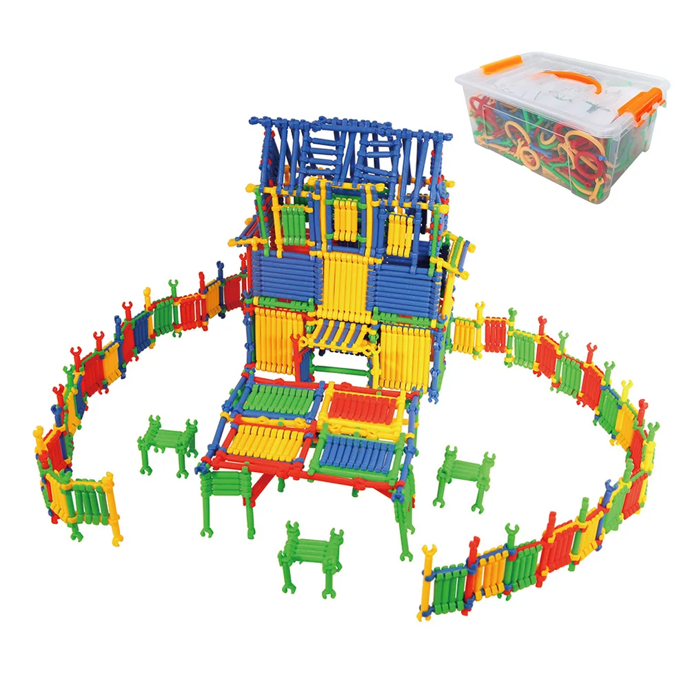 3D Puzzle Toys Montessori Toys Interlocking Creative Connecting Kit No Toxic - £22.04 GBP