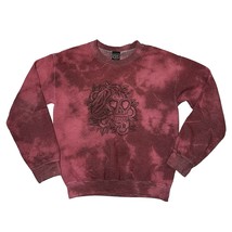 Obey Crewneck Sweatshirt Sugar Skull Day of the Dead Maroon Red - Size Small - $24.19