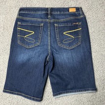 Seven7 Sunset Bermuda Jean Shorts Womens 8 Stretch Denim Long Cut Offs 33x10 - £6.98 GBP