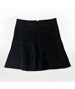 Madewell Wavelength Black Skirt Womens Small Skater A Line Stretch Fit F... - $29.70