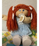 Vintage Cabbage Patch Kid Girl With Pacifier Red Hair Blue Eyes Hong Kon... - $325.00