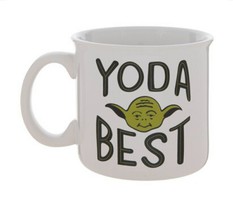 Star Wars: Yoda: Ceramic: White: Green: &quot;Yoda Best&quot; Coffee: Tea: 18 Oz. Mug: New - £15.12 GBP