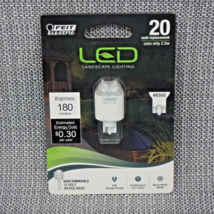 Wedge Base 2.5 Watt 12 Volt Landscape Pathway Bulb 180 Lumens FEIT LVW18/LED - £7.72 GBP
