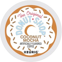The Original Donut Shop Coconut + Mocha Coffee 24 to 144 K cup Pick Any Size  - £19.58 GBP+