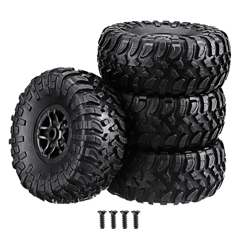 4Pcs RC Car Tires Tyre Wheel Upgrades Accessories for MN D90 D91 D96 D99 MN90 - £13.67 GBP