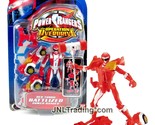 Yr 2006 Power Rangers Operation Overdrive 5.5&quot; Figure RED TURBO BATTLIZE... - £31.44 GBP