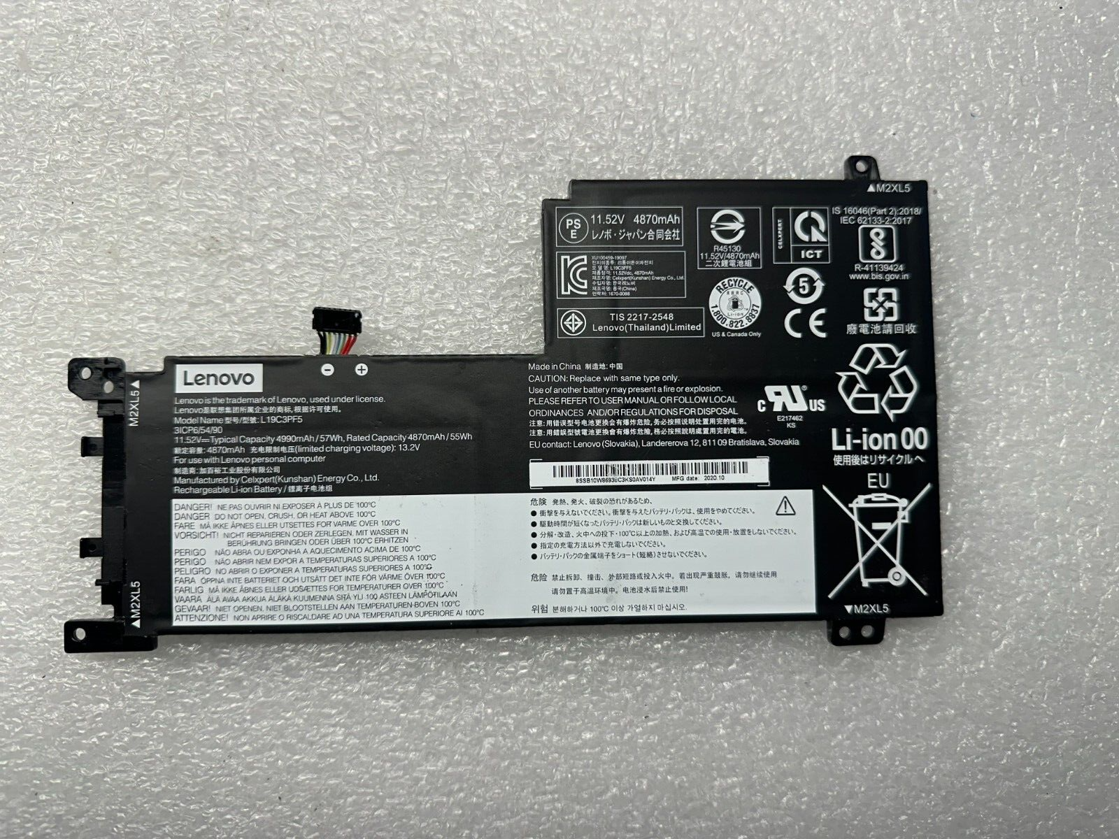 Lenovo IdeaPad 5 15ITL05 genuine original battery L19C3PF5 - $9.93