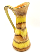 Bay Keramik Mid Century Drip Glaze Pitcher 8” Tall Made West Germany VTG 295-17 - £41.88 GBP