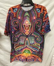ACID MATH Neon Boho Short Sleeve T-Shirt Shirt Large - $213.82 MXN