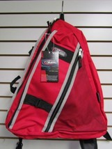 Messenger Sling Body Bag Backpack RED New School Pack Big Sport Day Hike Camping - £17.91 GBP