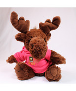 Vintage Moose Plush Stuffed Animal Toy Purr-fection By MJC Pink FT. Knox... - €9,87 EUR
