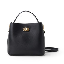 Women Bucket Bag Summer Messenger Bags Handbags Shoulder Bag Genuine Leather Fir - £109.76 GBP