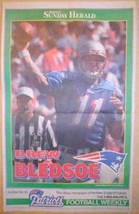 New England Patriots Drew Bledsoe 1995 Newspaper Poster - £3.94 GBP
