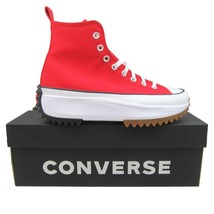 Converse Run Star Hike HI Platform Womens Size 9 Red White Black NEW A06157C - £78.32 GBP