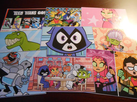 9 Teen Titans Go inspired Stickers, Birthday party Favors, Labels,Crafts... - $11.99