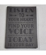 Listen To Your Heart Find Your Voice Today Is Your Day Blank Writing Jou... - €9,42 EUR