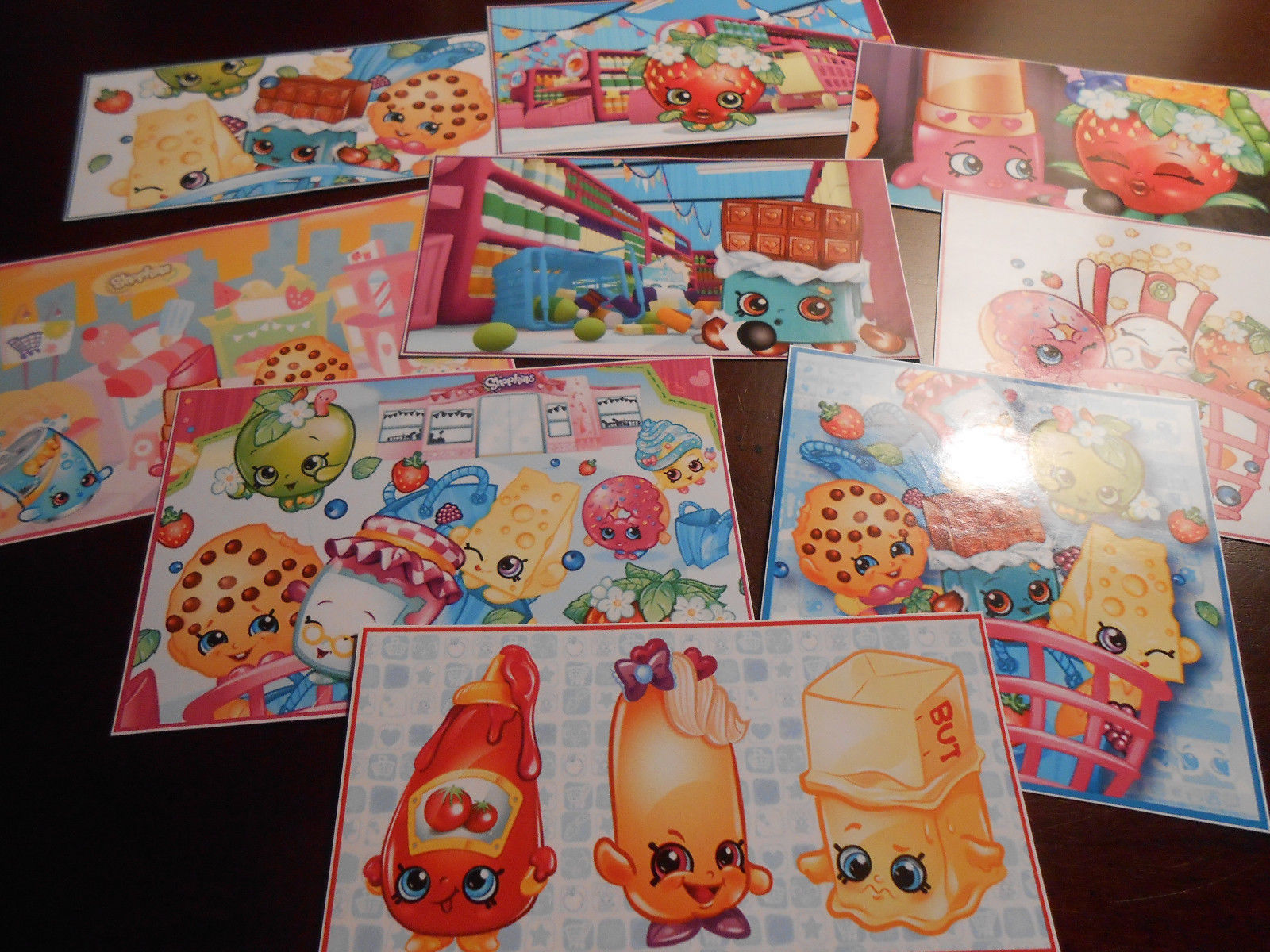 9 Shopkins Inspired Stickers, Birthday party favors, labels, rewards, crafts - £9.36 GBP