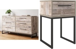 Two Pieces From Signature Design By Ashley Are The Neilsville Industrial 1 - £349.26 GBP
