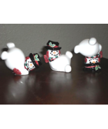 Set of 3 Fitz &amp; Floyd Snowmen Tumblers - $24.99