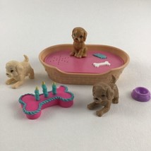 Barbie Doll Pet Vet Doctor Animal Electronic Bed Birthday Bone Puppy Dog Vintage - £19.43 GBP