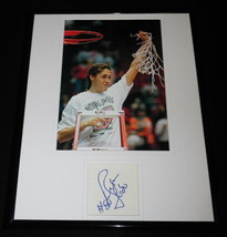 Rebecca Lobo Signed Framed 11x14 Photo Display UConn Connecticut National Champs - £51.42 GBP
