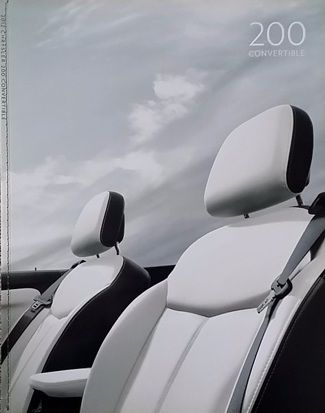 2012 Chrysler 200 CONVERTIBLE brochure catalog 12 US Touring Limited S - $9.00