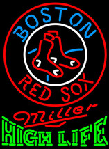 MLB Miller Highlife Boston Red Sox Neon Sign - £558.74 GBP