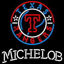 MLB Michelob Texas Rangers Neon Sign - £547.41 GBP