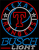 MLB Busch Light Texas Rangers Neon Sign - £547.41 GBP