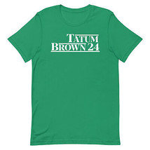 JAYSON TATUM &amp; JAYLEN BROWN T-SHIRT Boston Celtics Presidential 2024 Gre... - £14.30 GBP+