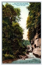 Glen and Bridal Veil Falls Deer Park Illinois IL 1909 DB Postcard T3 - $3.91