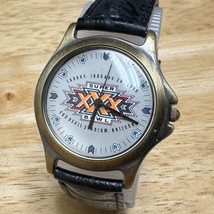 VTG 1996 Super Bowl Quartz Watch Unisex Bronze Limited Edition Analog New Batter - $26.59