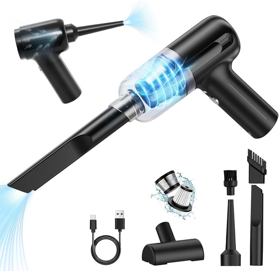 Primary image for Mini Car Vacuum Cleaner, Handheld Vacuum Cordless, 2 in 1 Rechargeable Vacuum