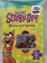 Vintage 30 Scooby Doo Dog Valentines Day Cards Cartoon Network Shiny Foil Shaggy - £11.68 GBP