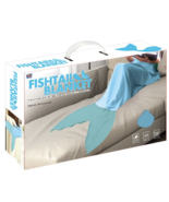 Fishtail Blanket- (AQUA W/SEAGREEN FIN) - £7.81 GBP