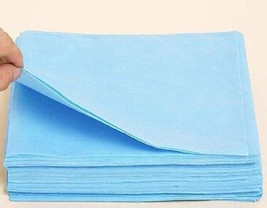 Disposable Nonwoven Bedsheet 31 x 72 Inches-Hospital | Patient (Pack of 5, Blue, - £23.80 GBP