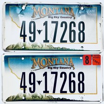 2007 United States Montana Park County Passenger License Plate 49 17268 - £20.23 GBP