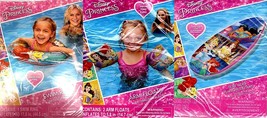 Disney Princess - 17.5&quot; Swim Ring &amp; Surf Rider &amp; Arm Floats (3 Pack) - £14.00 GBP