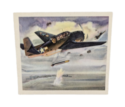 Grumman &quot;Avenger&quot; 1942 Coca Cola America&#39;s Fighting Planes Card - $4.94