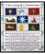 ZAYIX Christmas Island 88 MNH Music Songs of Christmas Christ Child 1104... - $1.50