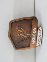 Molson Beer - Molstar Pin (1979) - Bronze Level Skiing Challenge Award Pin - £11.99 GBP