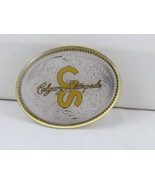 Retro Fair Pin - Calgary Stampede Belt Buckle Style - Celluloid Pin  - $15.00