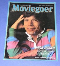 MICK JAGGER ROLLING STONES MOVIEGOER MAGAZINE VINTAGE 1982 - £23.50 GBP