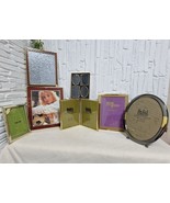 Lot 7 Vintage Metal Photo Frames Brass Gold Silver 1970s–90s Retro Decor - $106.79 CAD